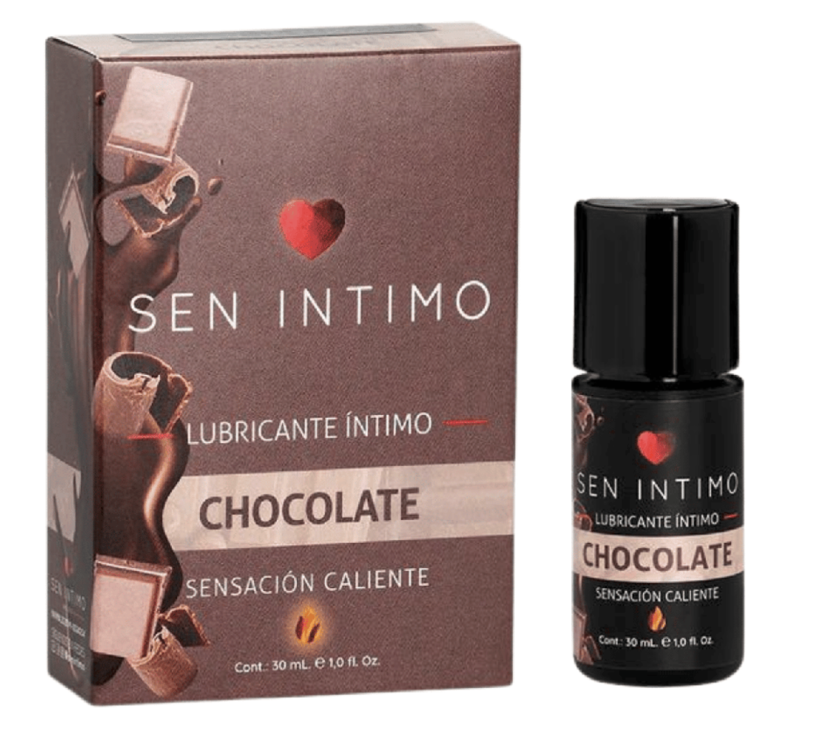 Lubricante Íntimo Sensación Caliente Chocolate